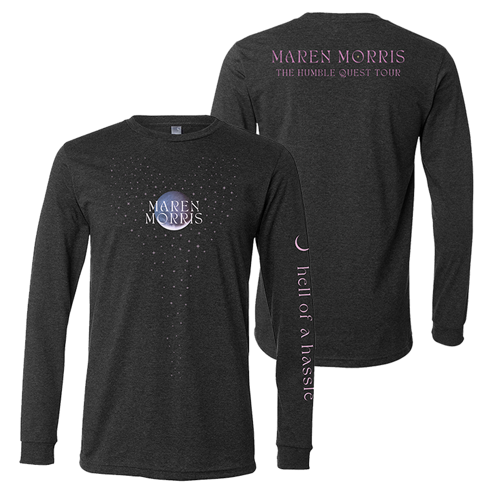 moon long sleeve tour tee