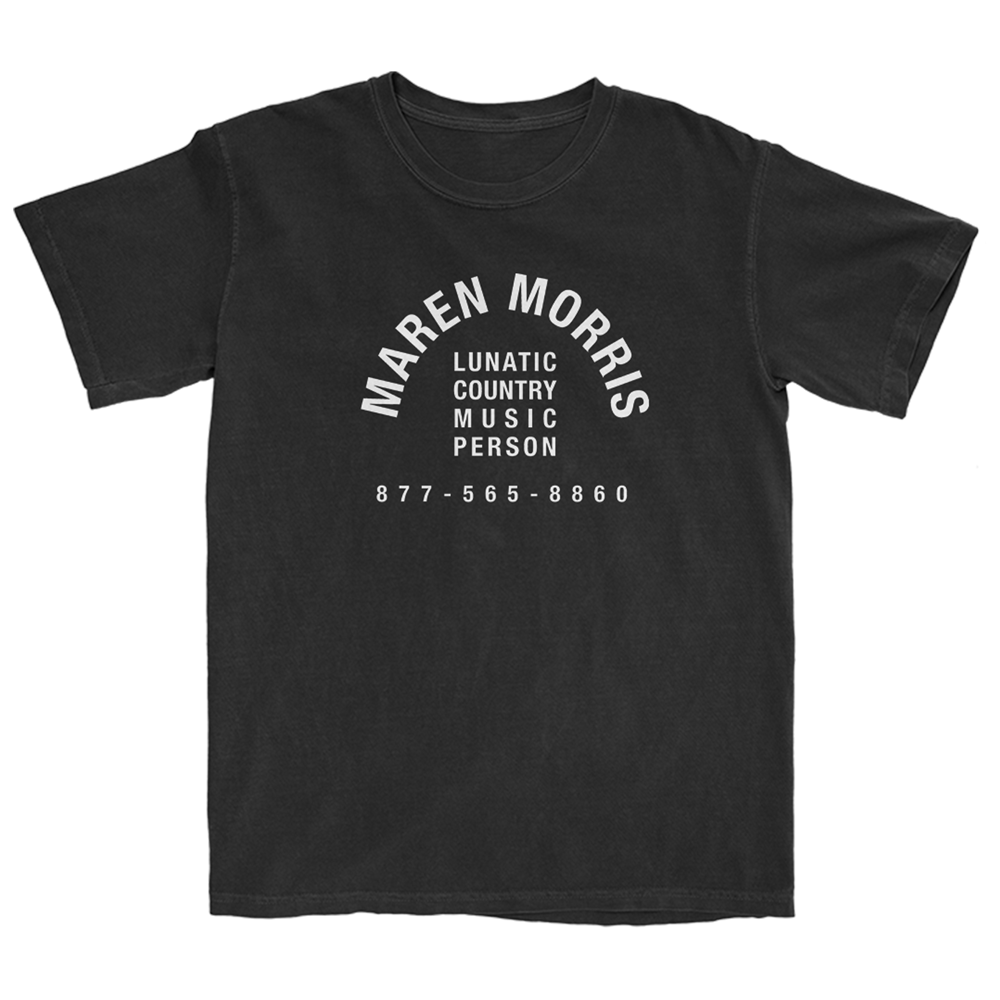 lunatic country music person tee