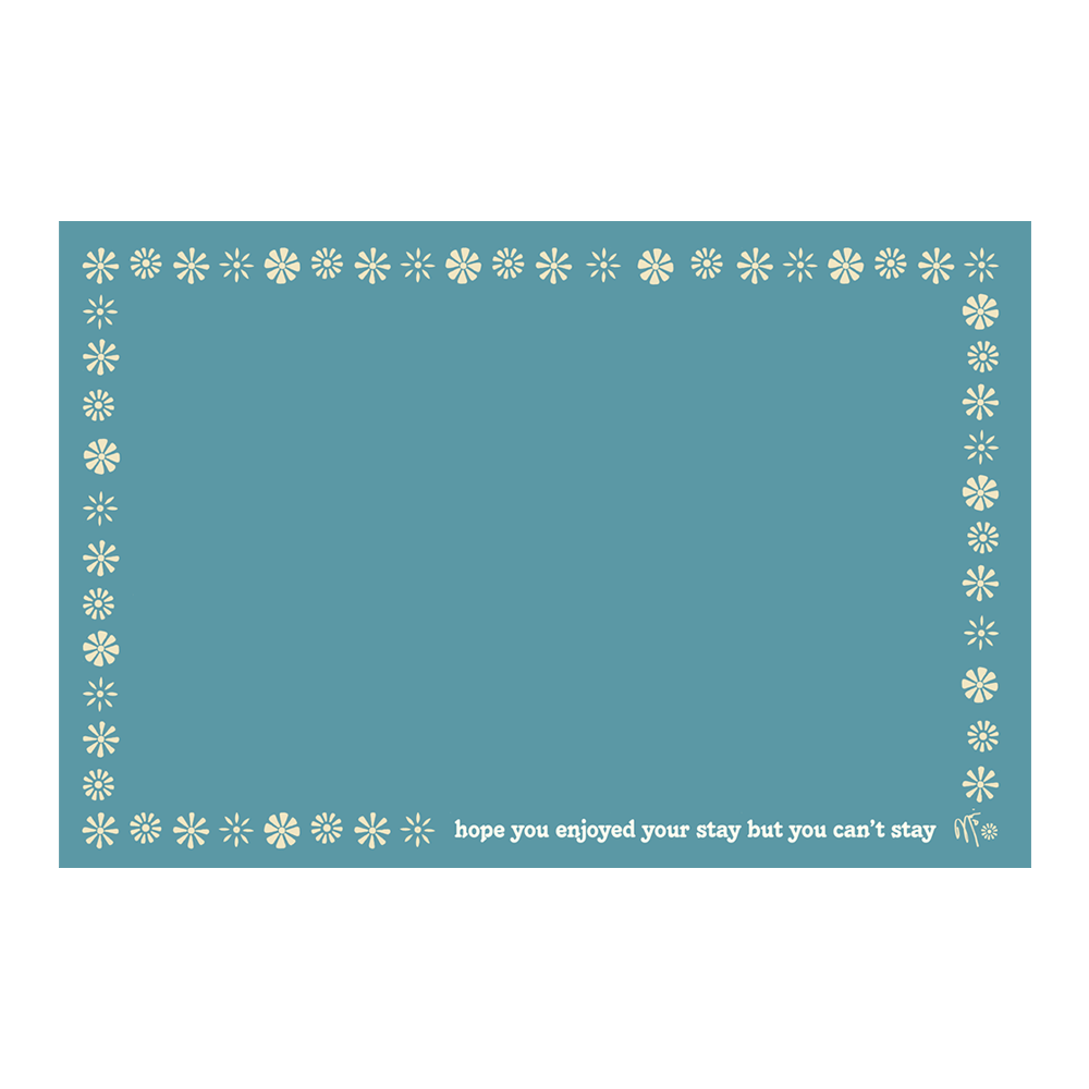 you can't stay pillowcase set