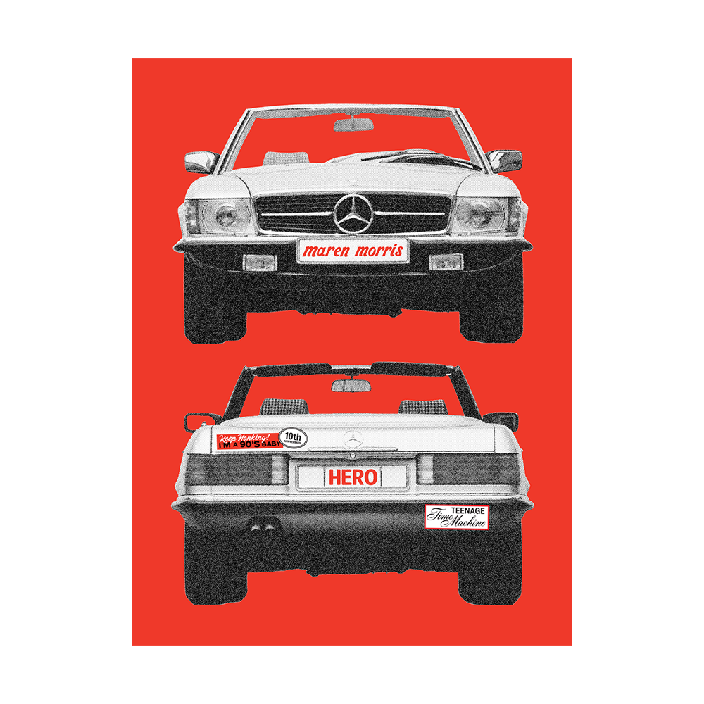 80s Mercedes Poster