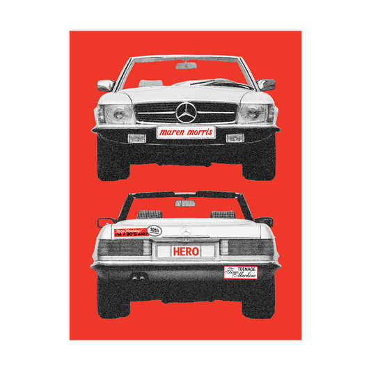 80s Mercedes Poster
