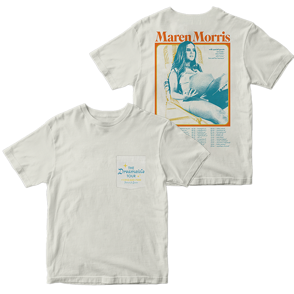 D R E A M S I C L E tour pocket tee