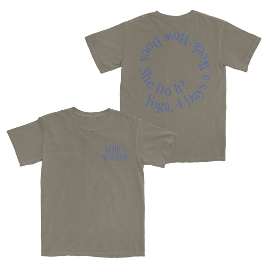 yoga 4 days a week tee