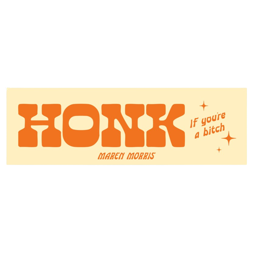 honk if bumper sticker