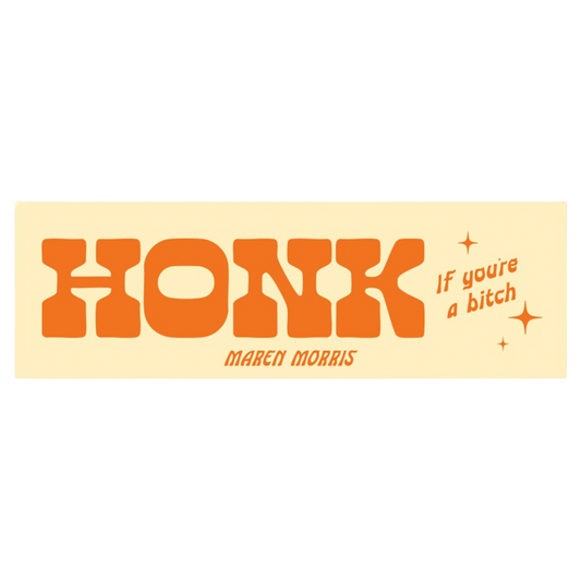 honk if bumper sticker