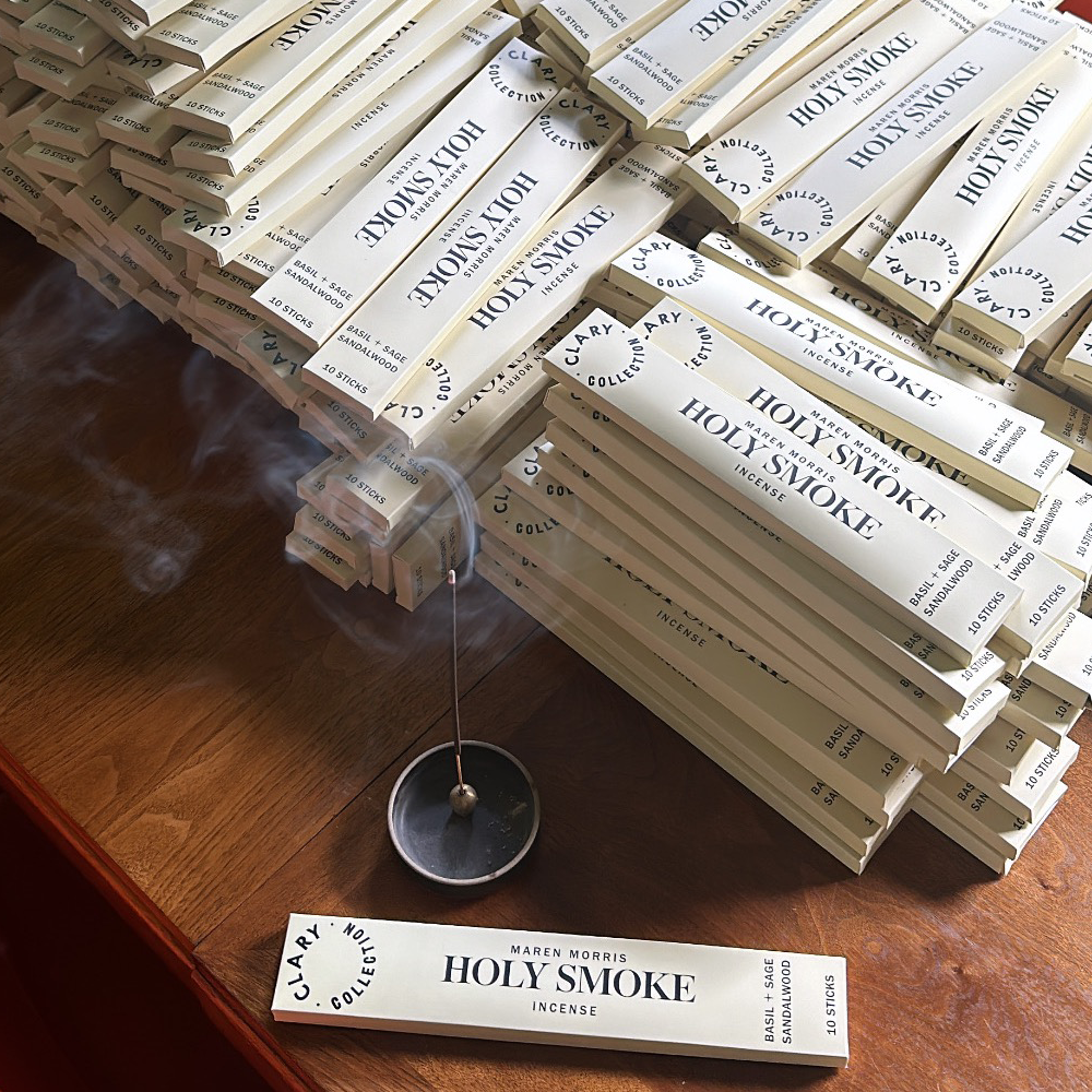 maren morris x clary collection holy smoke incense