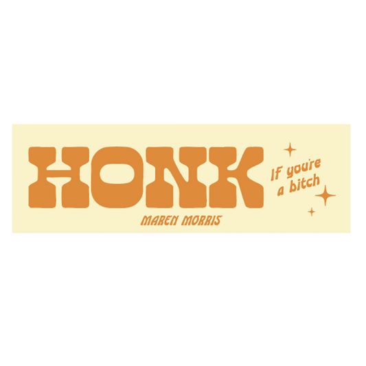 honk if bumper sticker