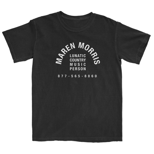 lunatic country music person tee (xs only)