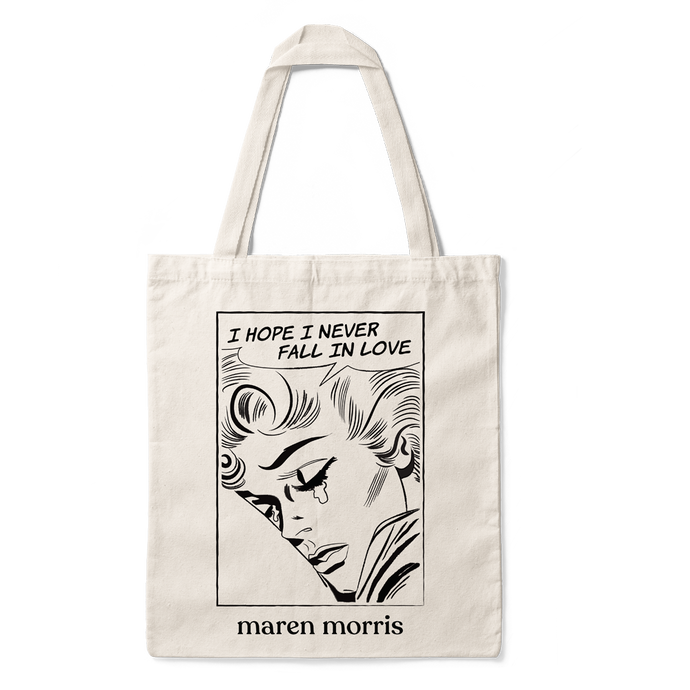 I HOPE I NEVER FALL IN LOVE TOTE