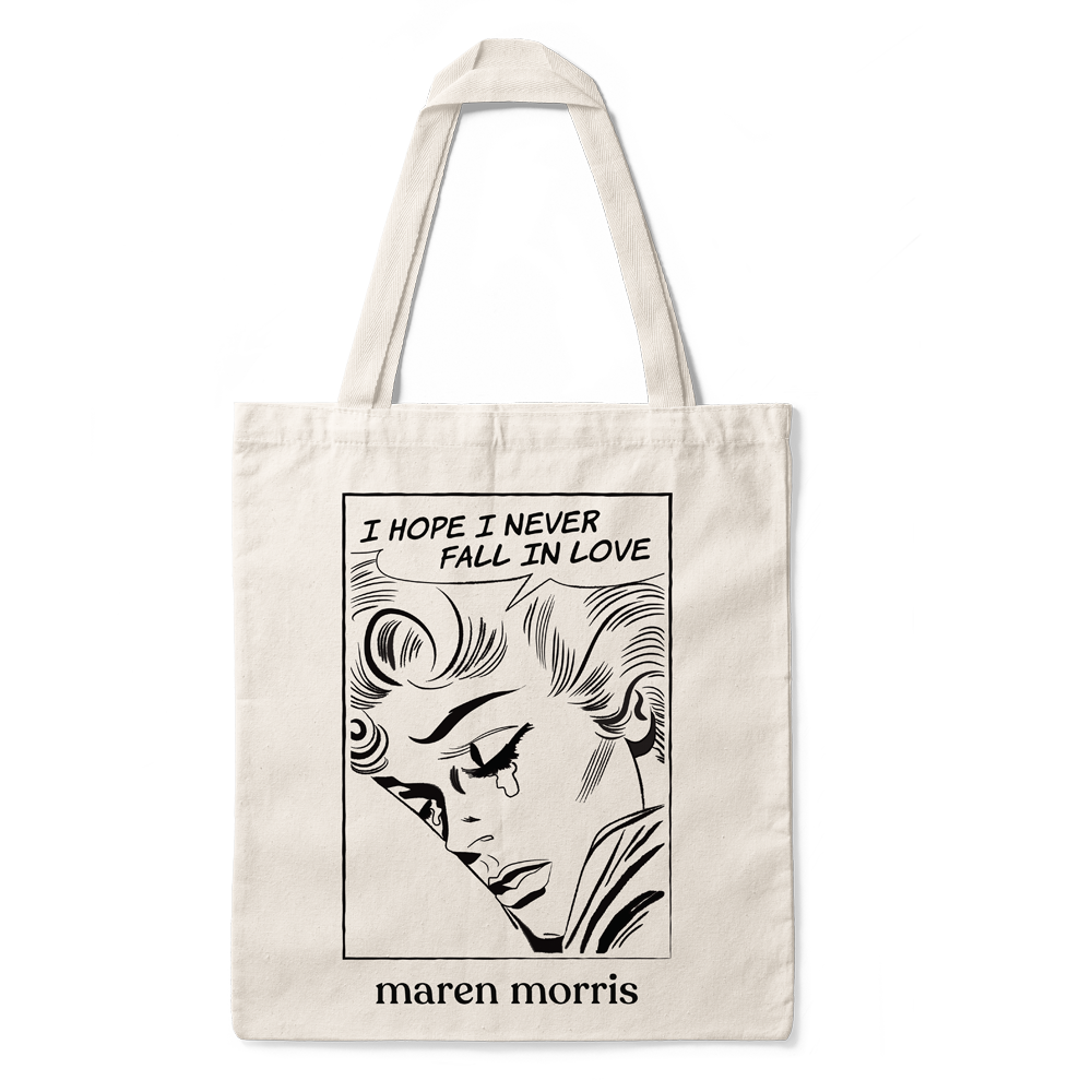 I HOPE I NEVER FALL IN LOVE TOTE