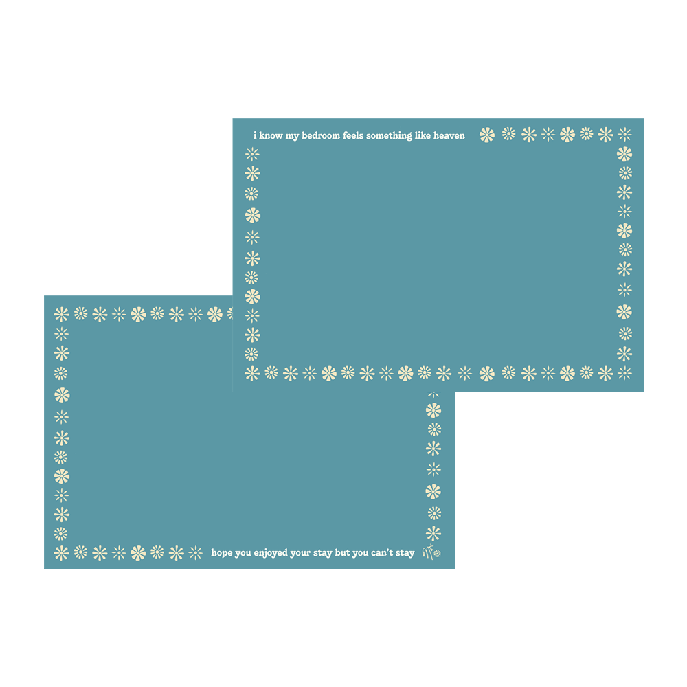 you can't stay pillowcase set